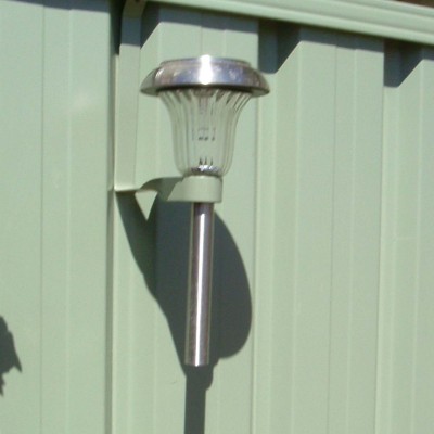Colorbond  Fence Solar Light Hangups Colorbond  Fence Solar Light Hangups